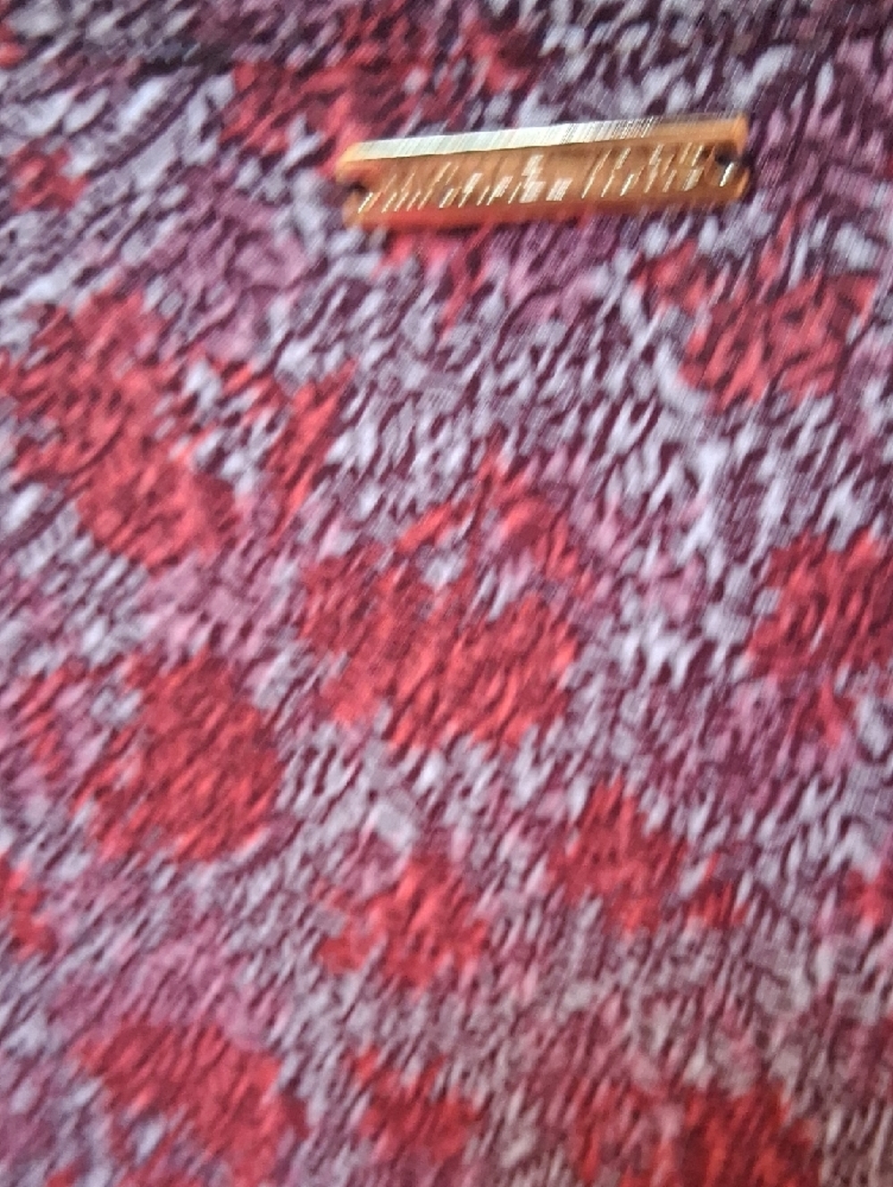 Michael Kors Red and Pink Short Sleeve Shift Dress - Picture 6 of 7